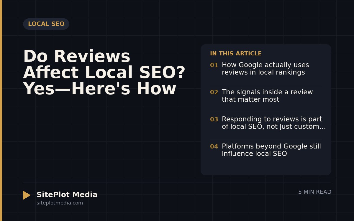 Do Reviews Affect Local SEO? Yes—Here's How
