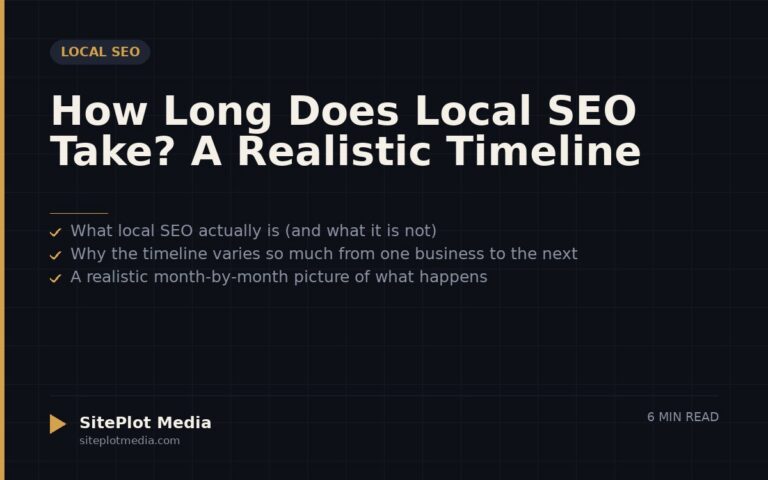 How Long Does Local SEO Take? A Realistic Timeline