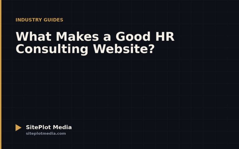 What Makes a Good HR Consulting Website?