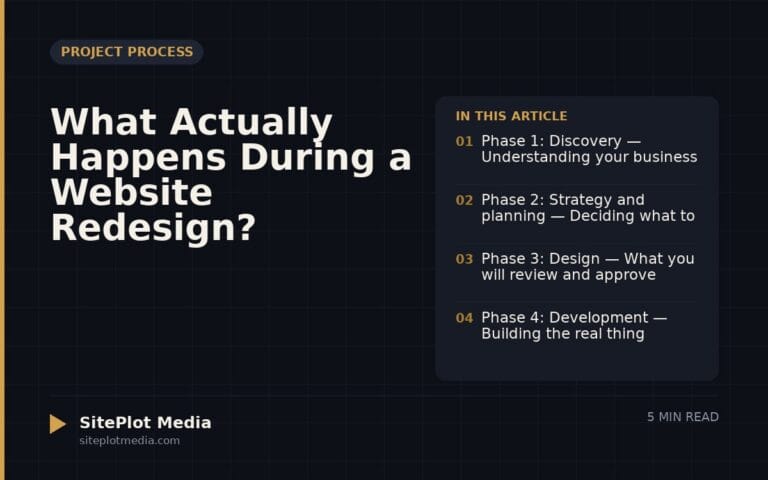What Actually Happens During a Website Redesign?