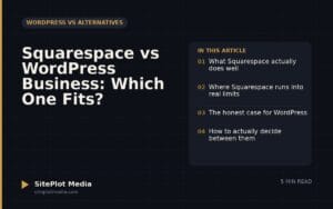 Squarespace vs WordPress Business: Which One Fits?
