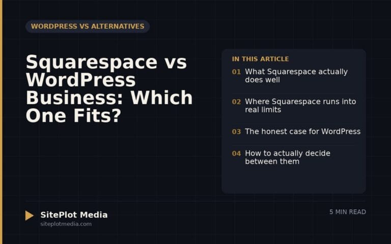 Squarespace vs WordPress Business: Which One Fits?