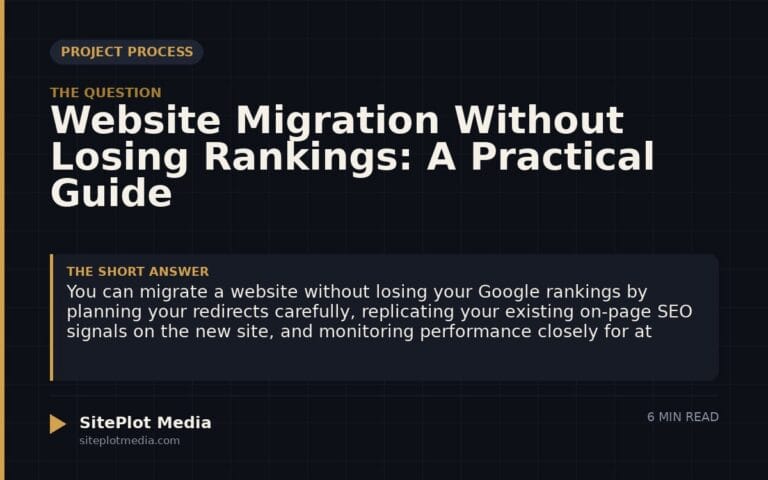Website Migration Without Losing Rankings: A Practical Guide