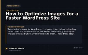 How to Optimize Images for a Faster WordPress Site