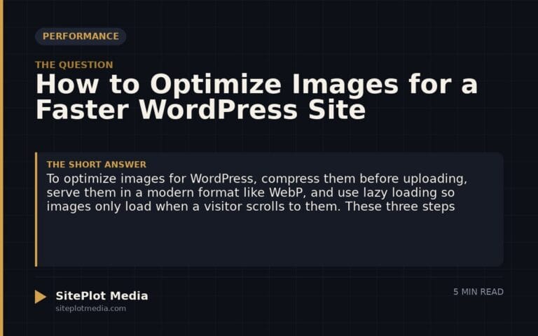 How to Optimize Images for a Faster WordPress Site