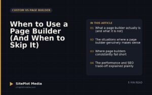 When to Use a Page Builder (And When to Skip It)
